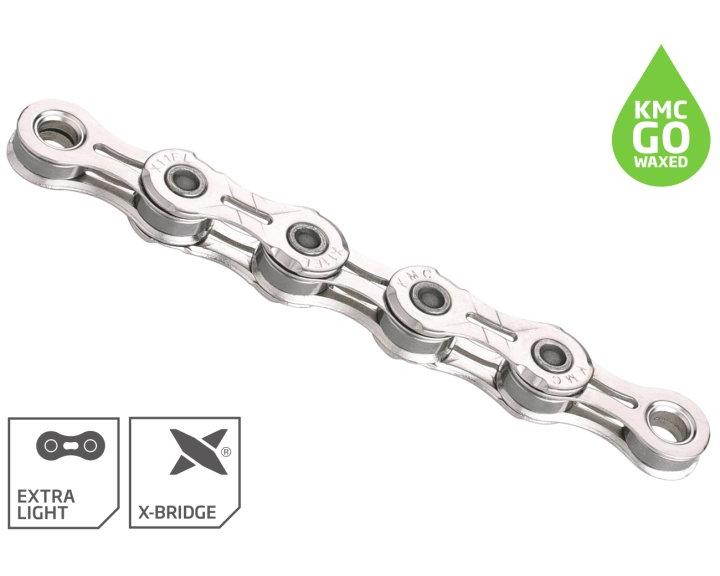 Fietsketting KMC X11EL Silver - 118 schakels