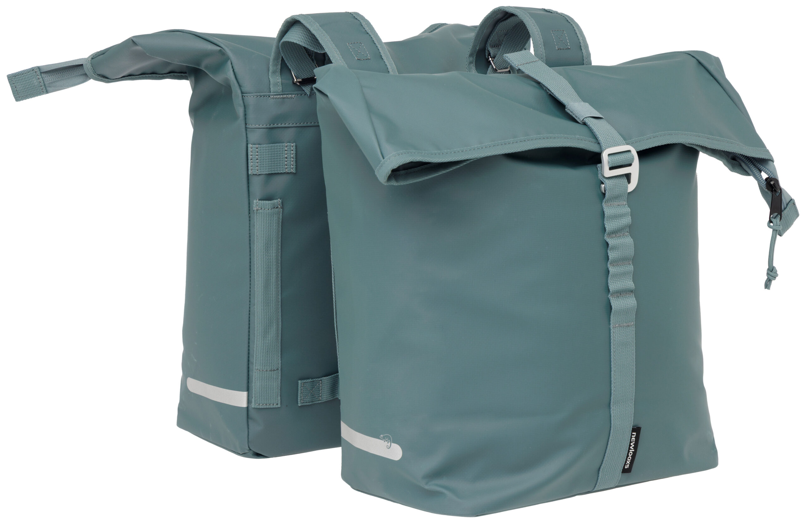 Dubbele fietstas New Looxs Cantos Bag Double - 36 liter - 30 x 16 x 36 cm (2x) - Zeeblauw