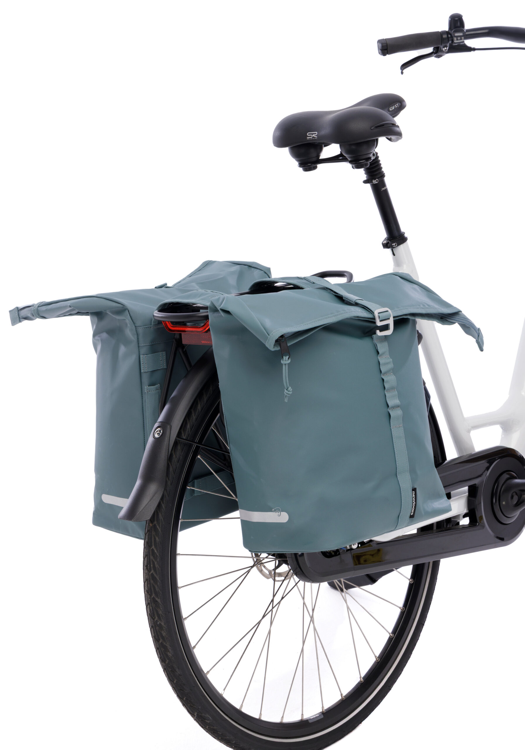 Dubbele fietstas New Looxs Cantos Bag Double - 36 liter - 30 x 16 x 36 cm (2x) - Zeeblauw - Afbeelding 5
