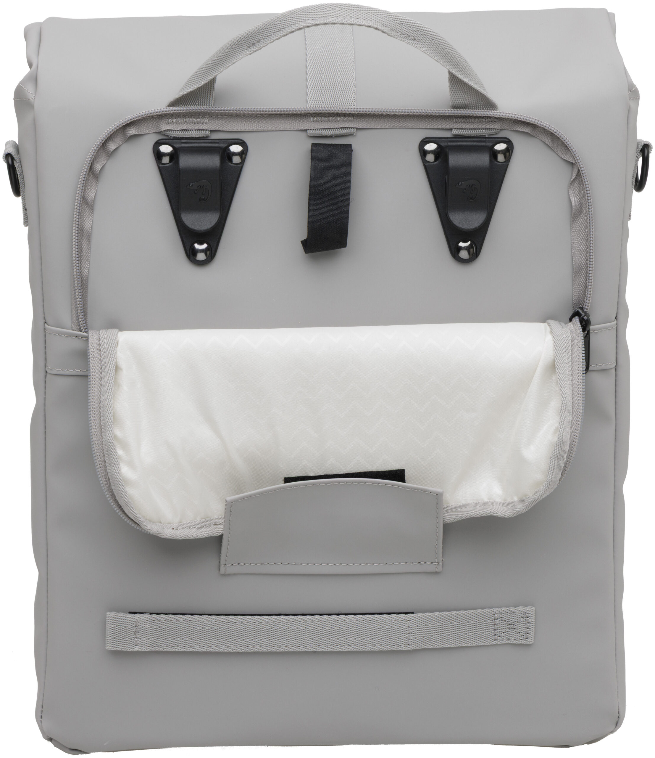 Enkele fietstas New Looxs Odense 17,5 liter 32 x 16 x 38 cm - Lichtgrijs - Afbeelding 5
