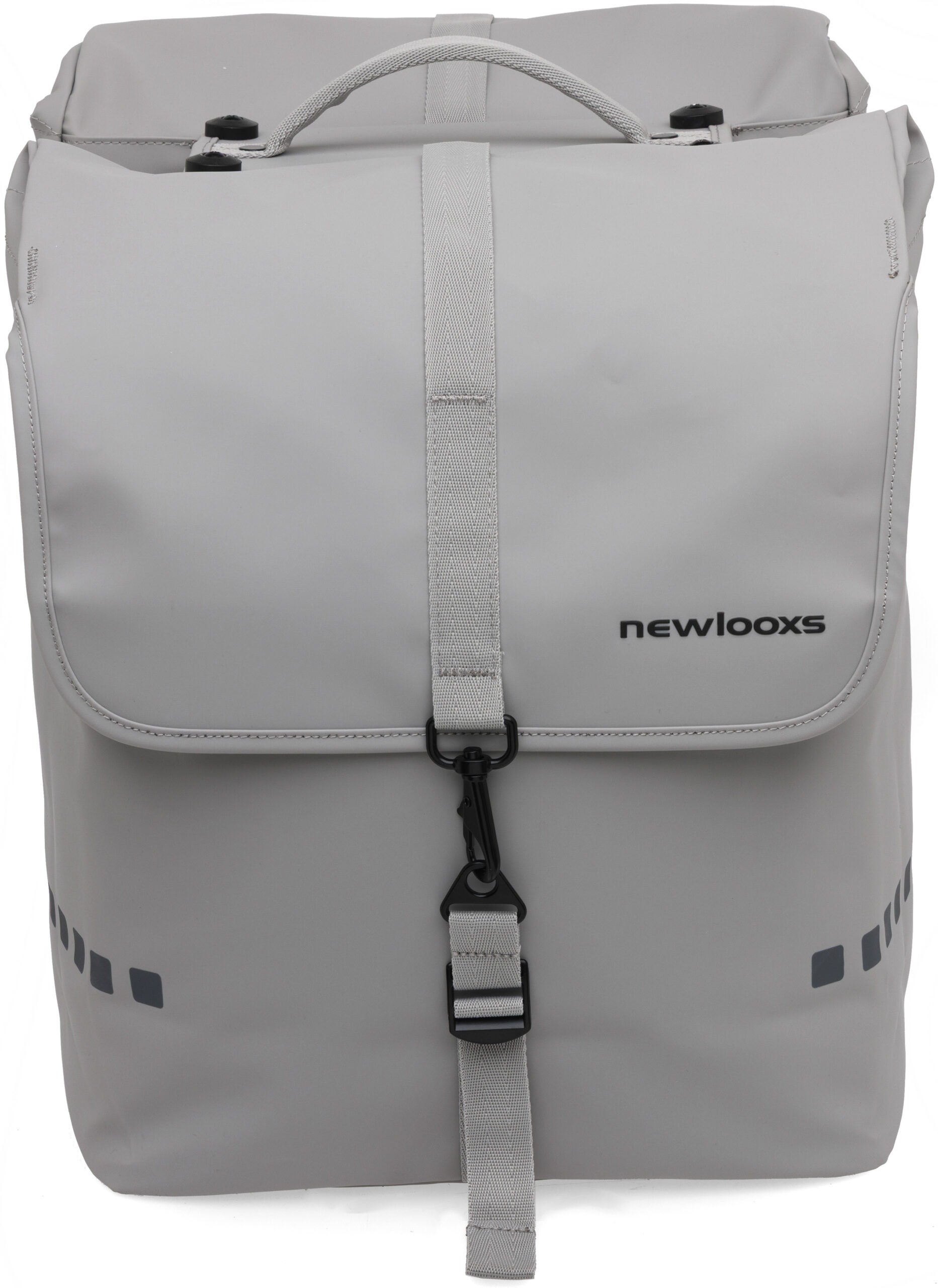 Dubbele fietstas New Looxs Odense MIK 2.0 39 liter 34 x 16 x 38 cm (x2) - Lichtgrijs - Afbeelding 3