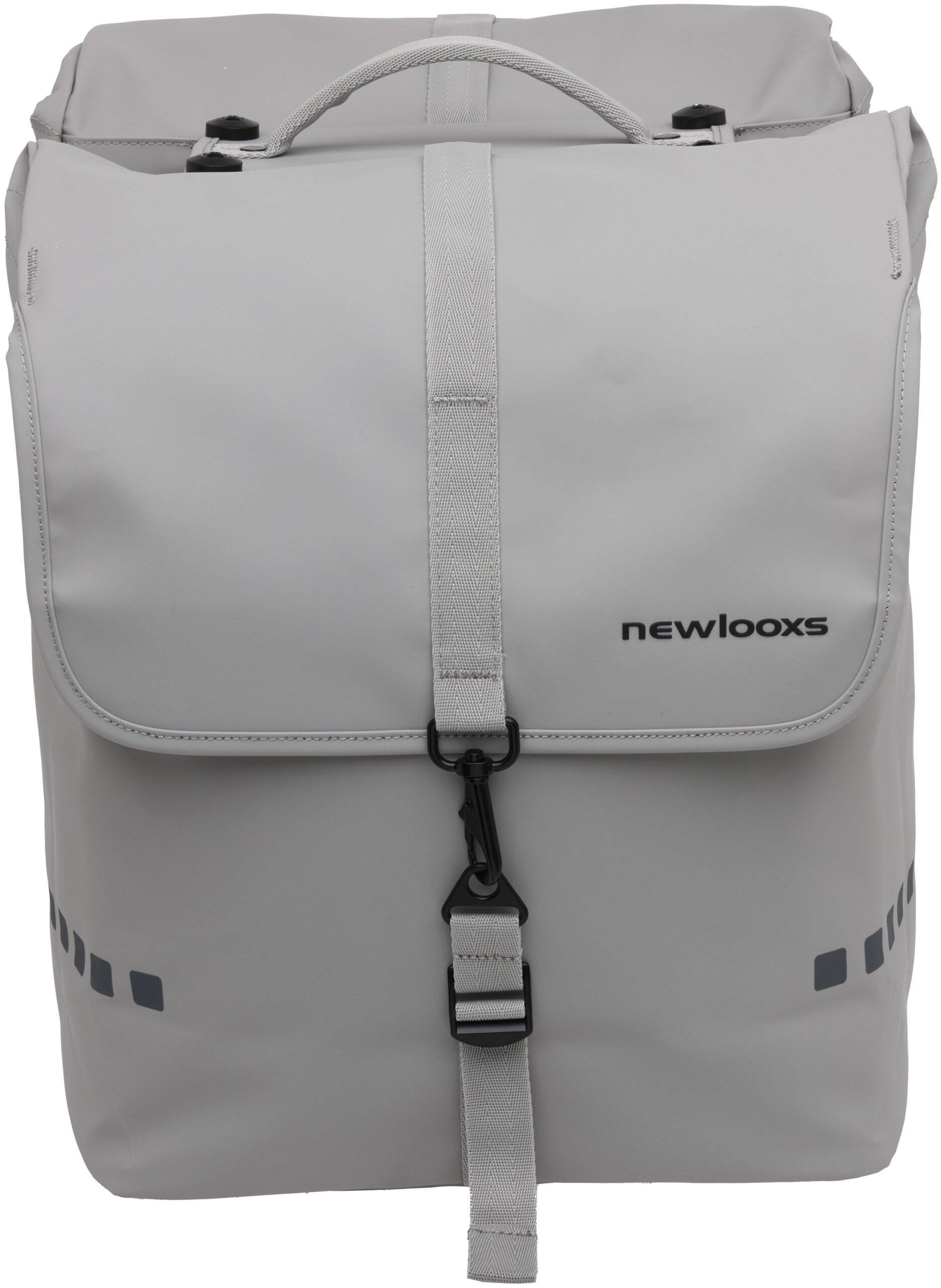 Dubbele fietstas New Looxs Odense MIK 2.0 39 liter 34 x 16 x 38 cm (x2) - Lichtgrijs - Afbeelding 7