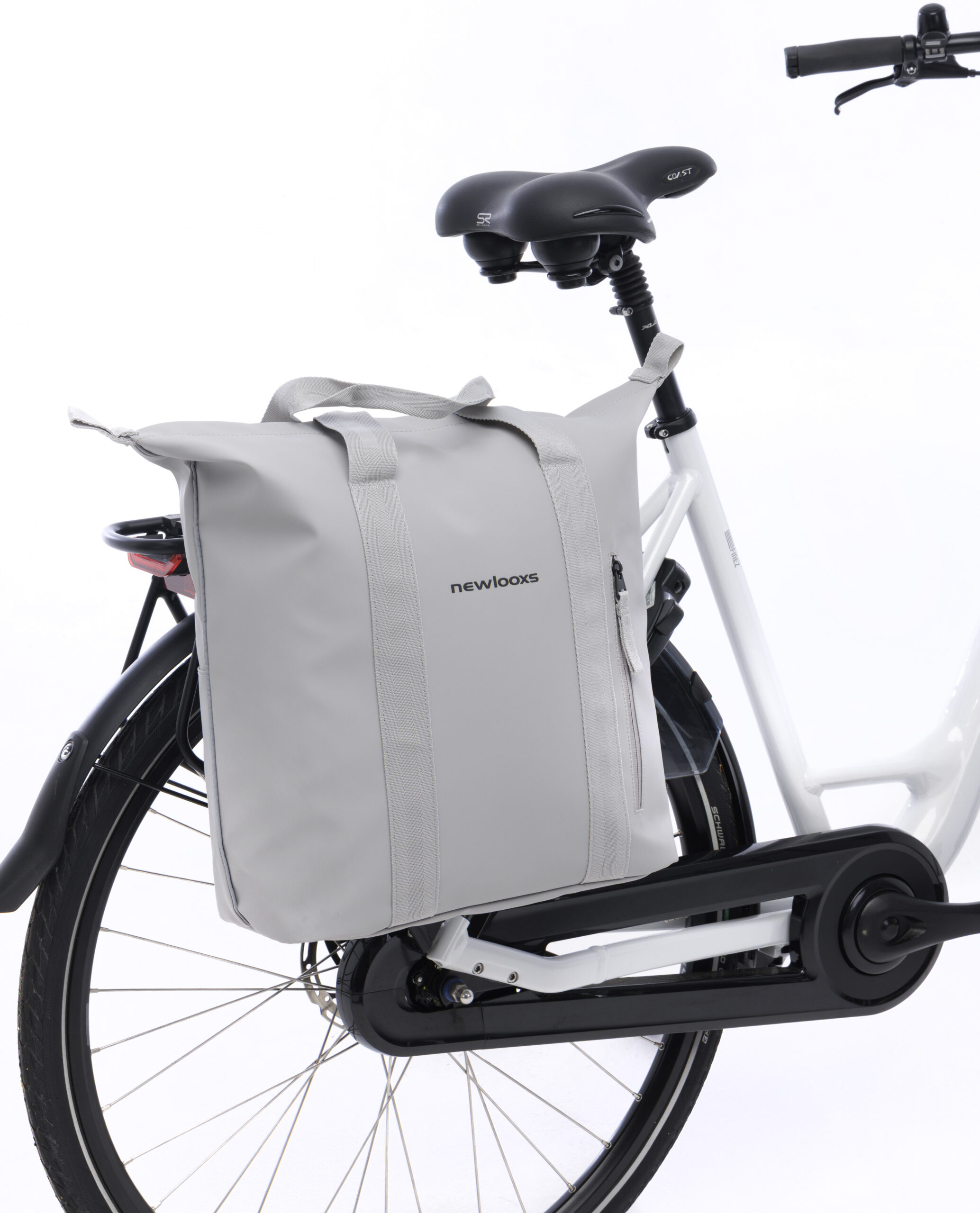 Enkele fietstas New Looxs Odense Kota 35 x 18 x 36 cm - Lichtgrijs - Afbeelding 8