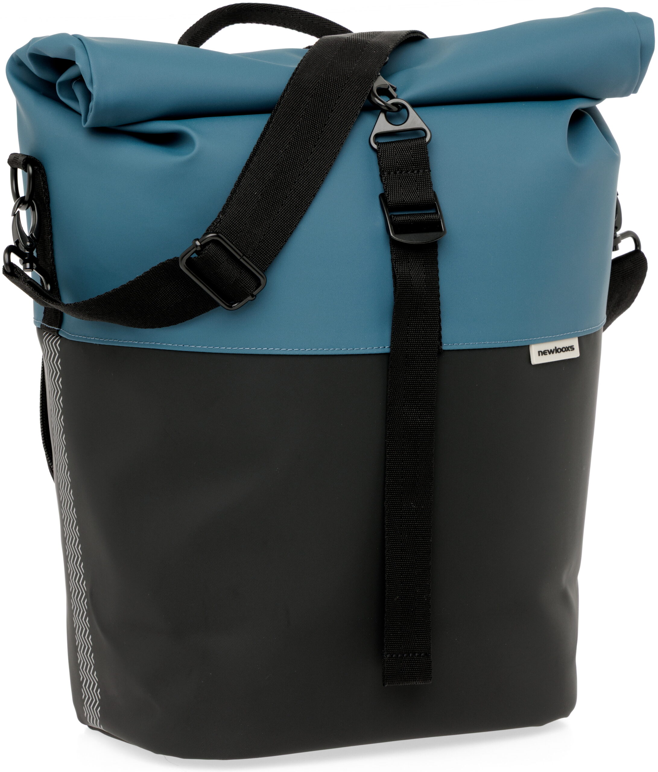 Fietsshopper New Looxs Nyborg 17 liter 30 x 17 x 37 cm - Petrol/zwart