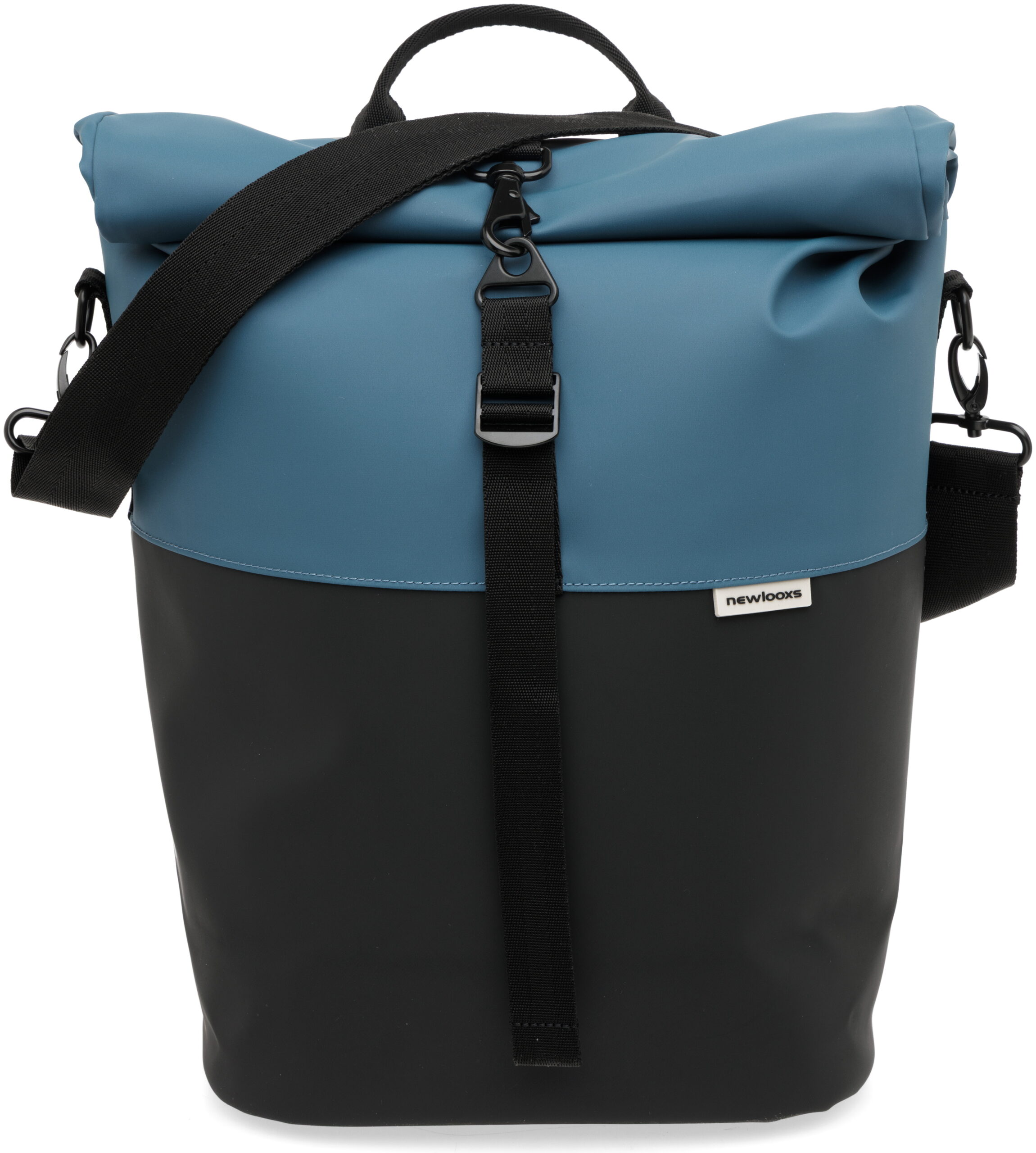 Fietsshopper New Looxs Nyborg 17 liter 30 x 17 x 37 cm - Petrol/zwart - Afbeelding 7