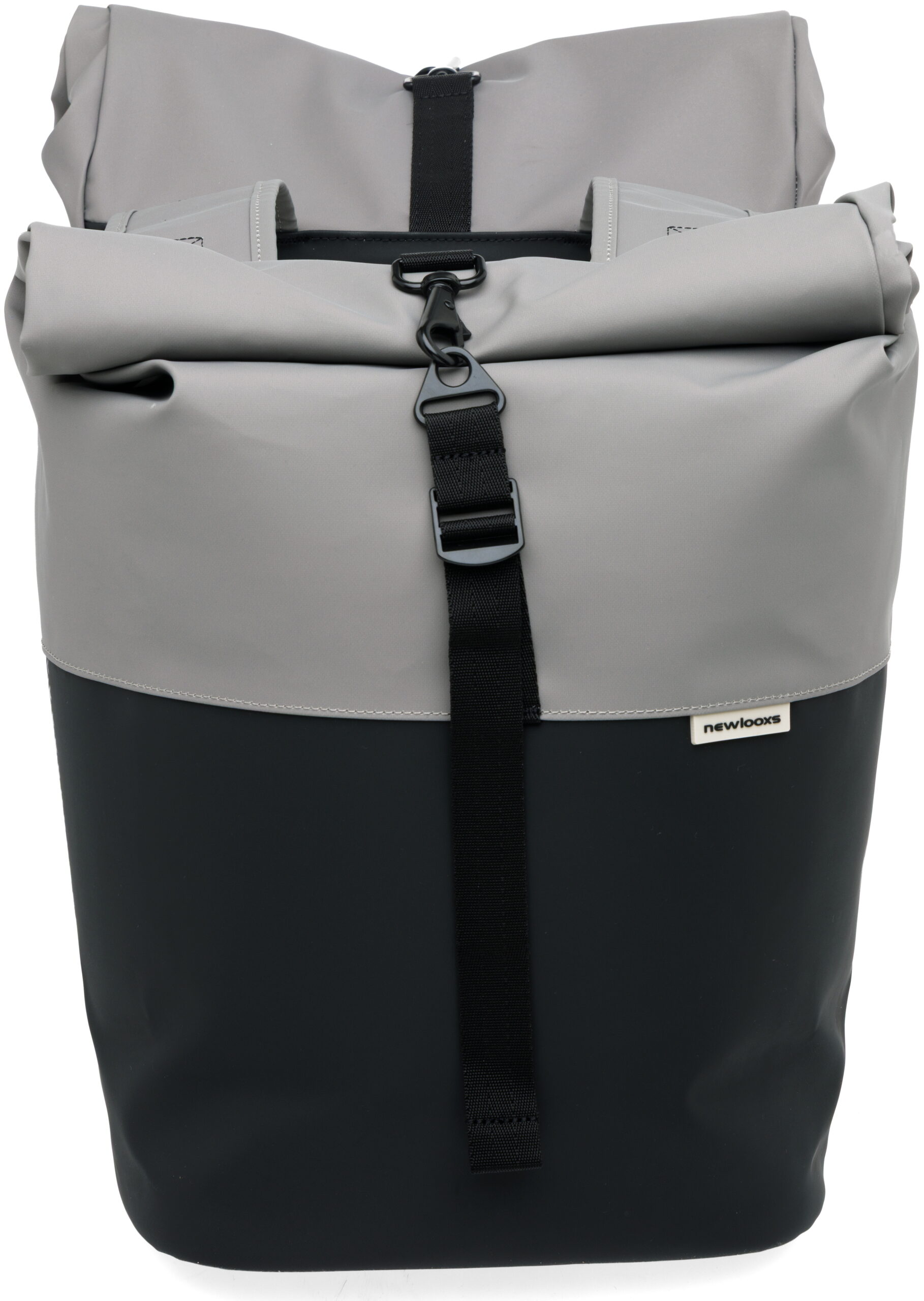 Dubbele fietstas New Looxs Nyborg 34 liter - 30 x 17 x 37cm (x2) - Grijs/zwart - Afbeelding 7
