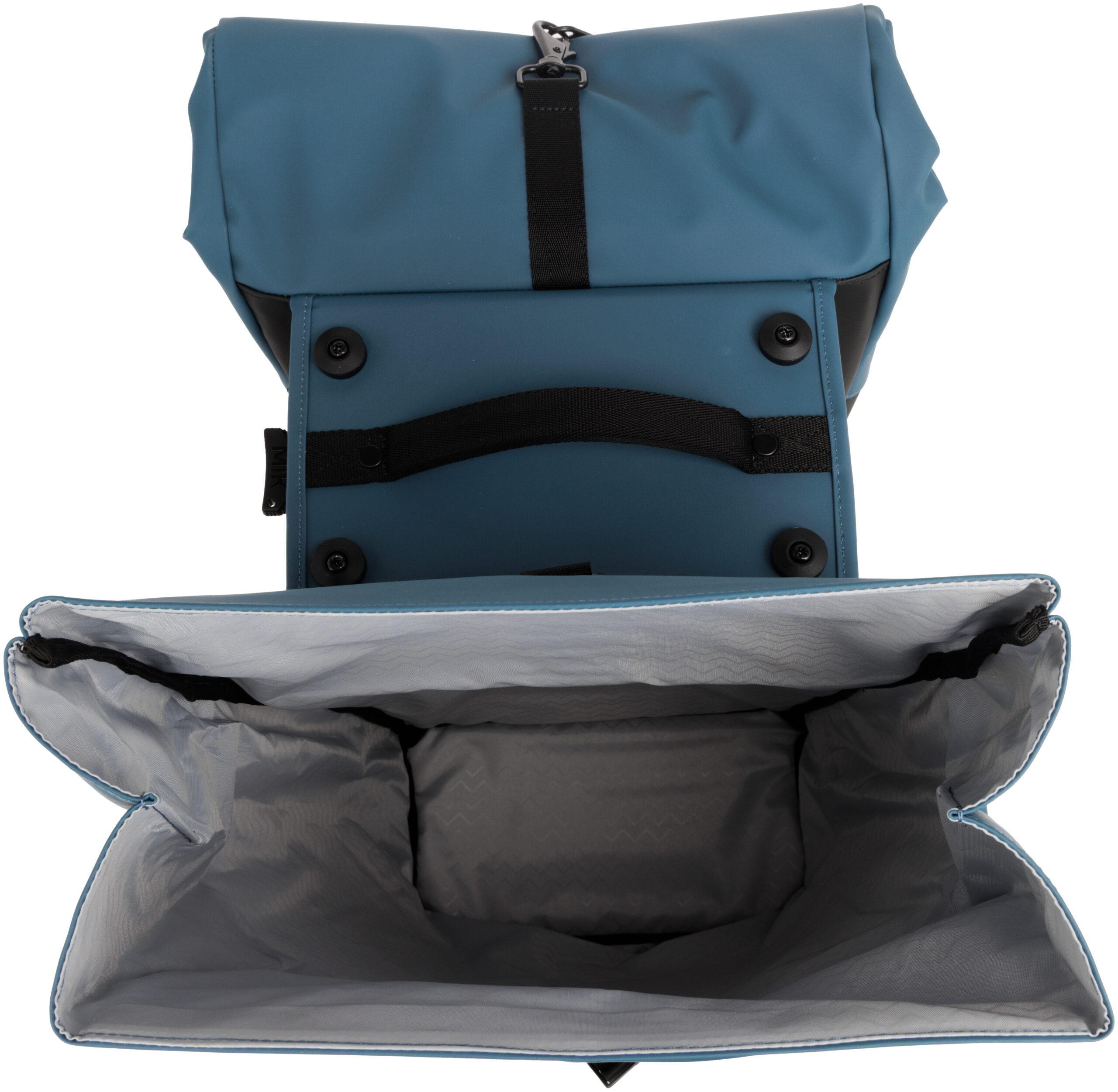 Dubbele fietstas New Looxs Nyborg MIK 2.0 34 liter 30 x 17 x 37 cm (x2) - Petrol/zwart - Afbeelding 7