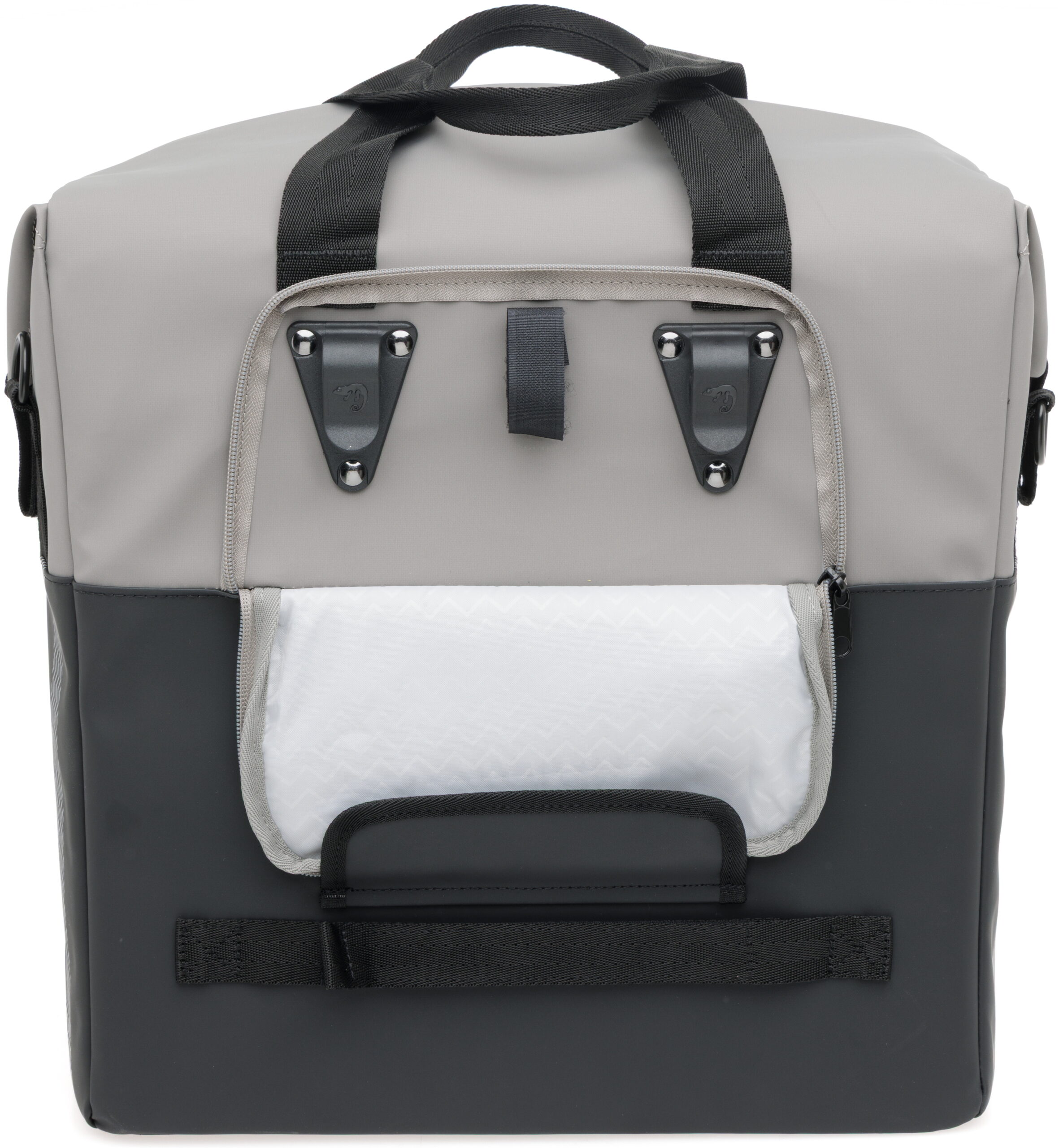 Fietsshopper New Looxs Nyborg 37 x 19 x 37 cm - Grijs/zwart - Afbeelding 3