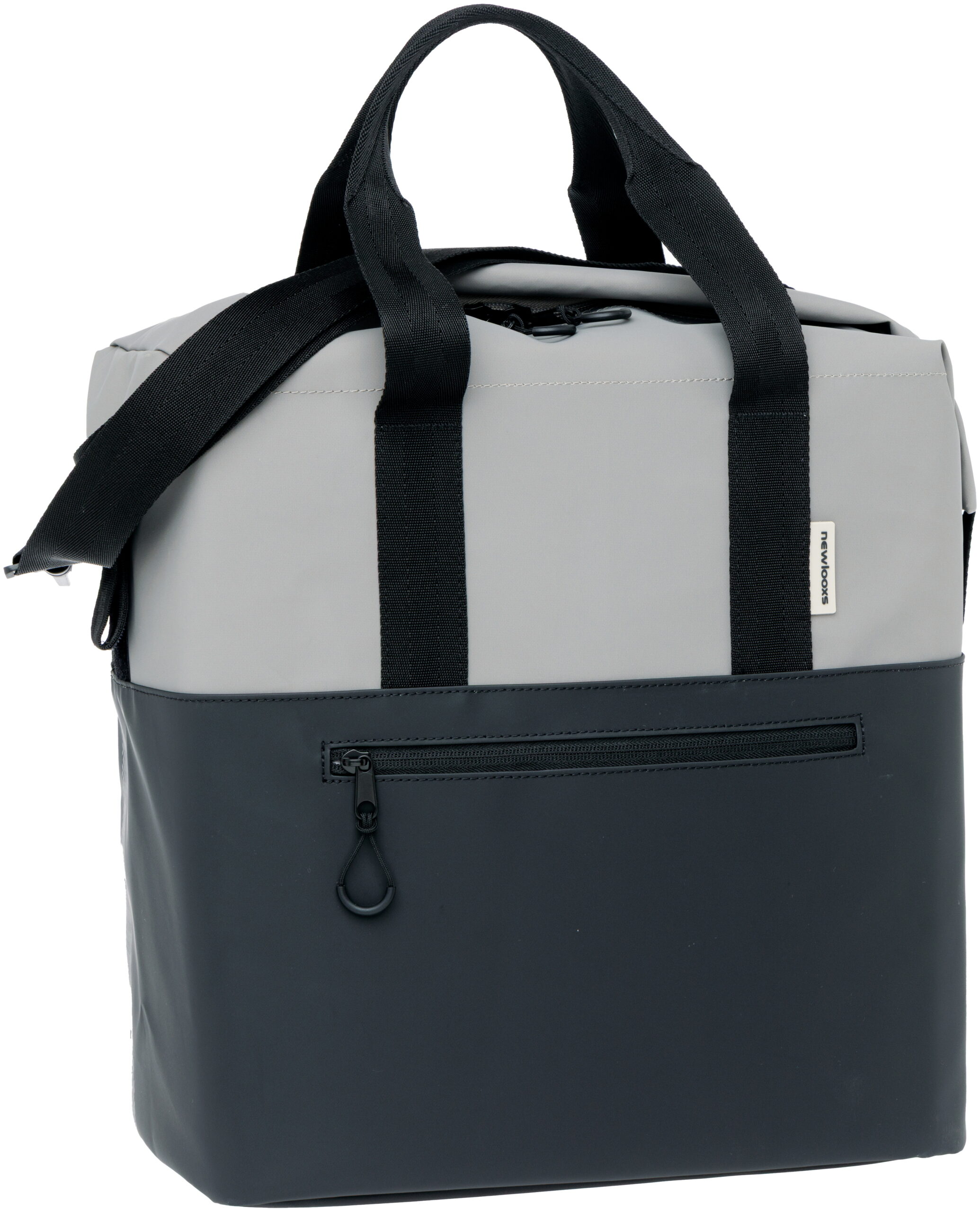 Fietsshopper New Looxs Nyborg 37 x 19 x 37 cm - Grijs/zwart