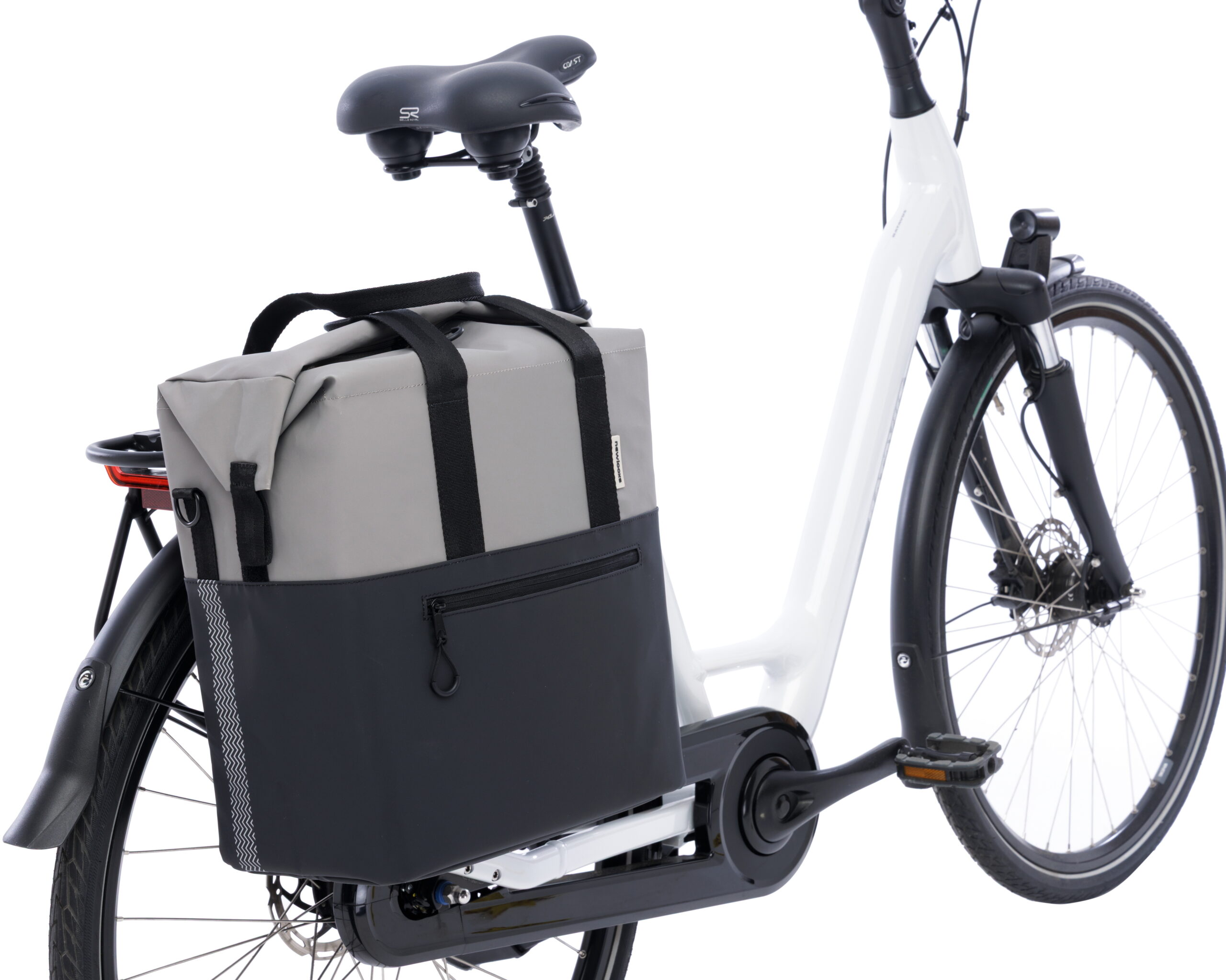 Fietsshopper New Looxs Nyborg 37 x 19 x 37 cm - Grijs/zwart - Afbeelding 5