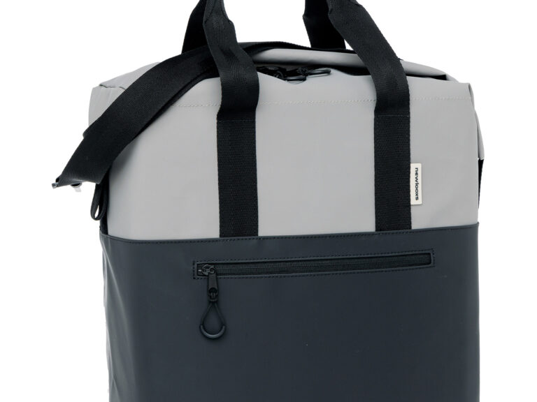 Fietsshopper New Looxs Nyborg 37 x 19 x 37 cm - Grijs/zwart
