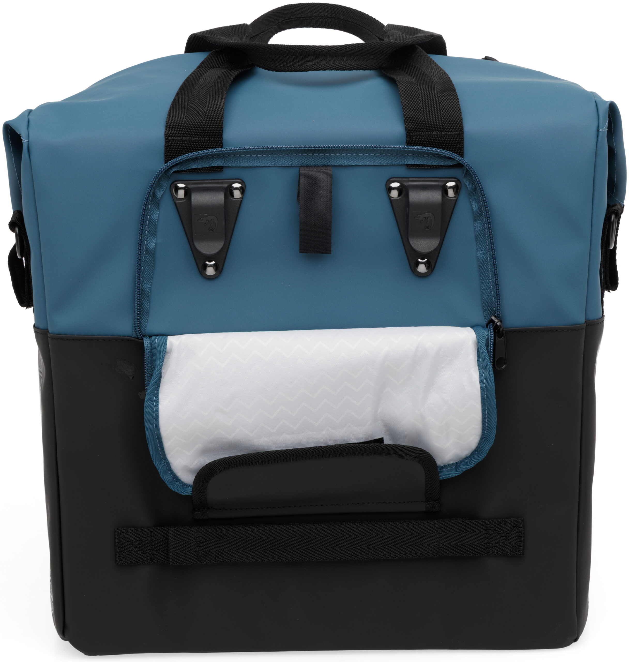 Fietsshopper New Looxs Nyborg 37 x 19 x 37 cm - Petrol/zwart - Afbeelding 3