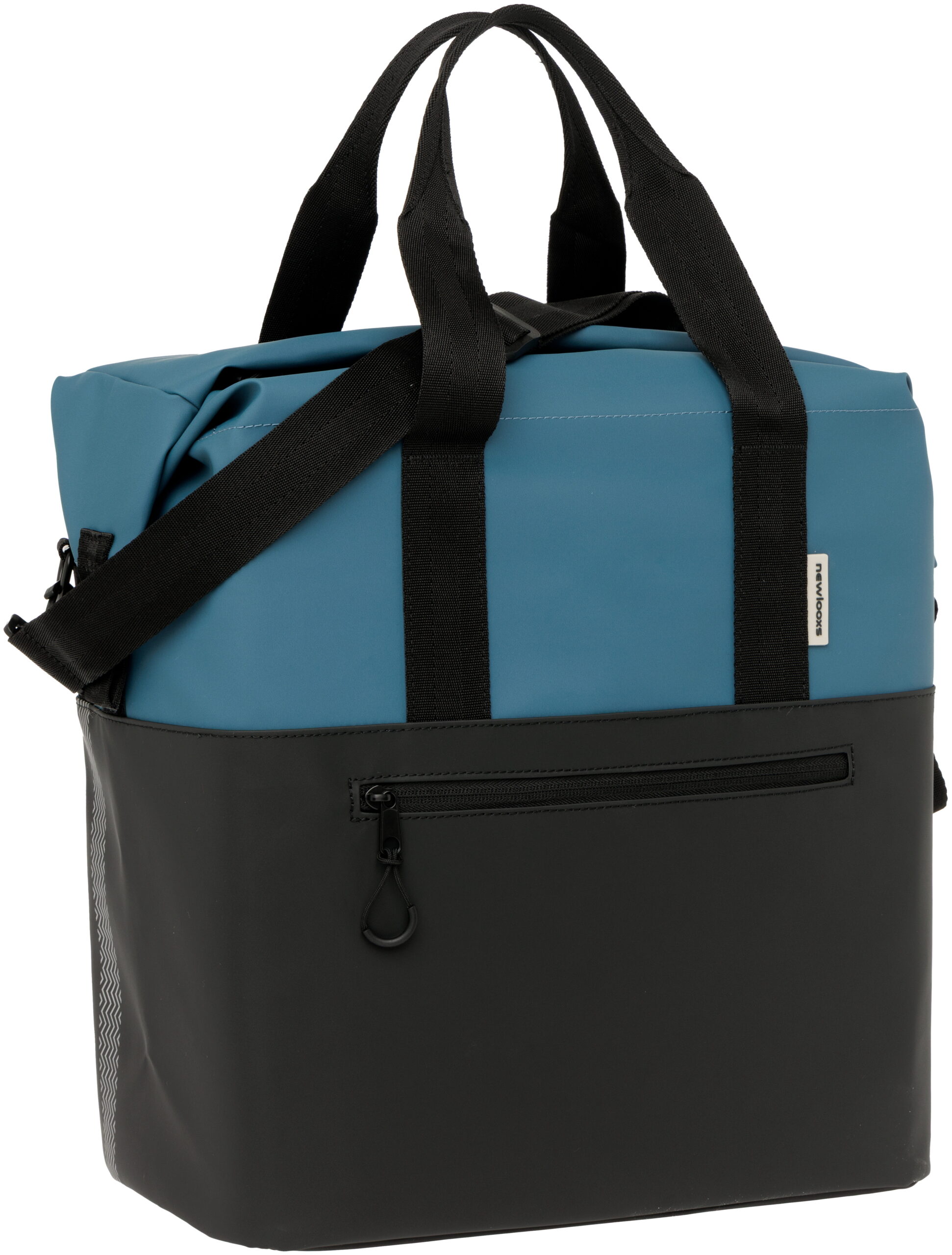 Fietsshopper New Looxs Nyborg 37 x 19 x 37 cm - Petrol/zwart