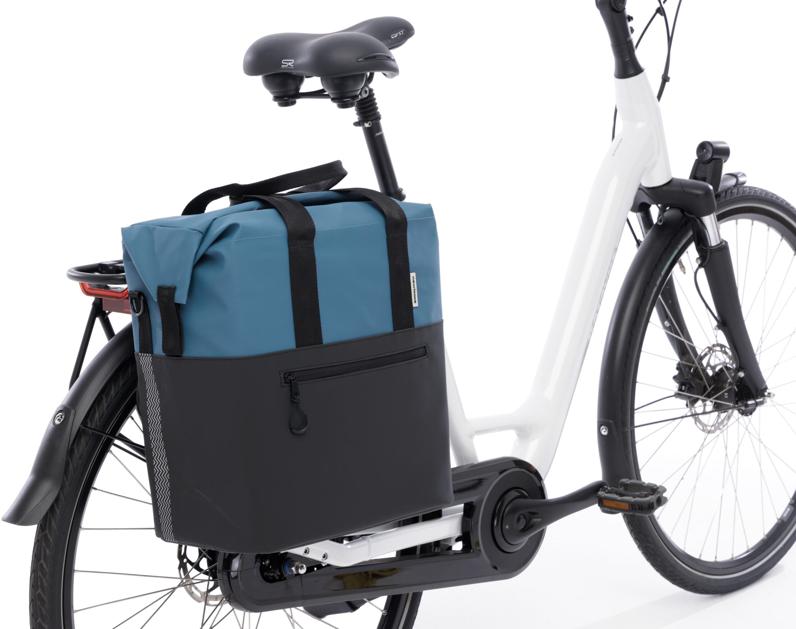 Fietsshopper New Looxs Nyborg 37 x 19 x 37 cm - Petrol/zwart - Afbeelding 5