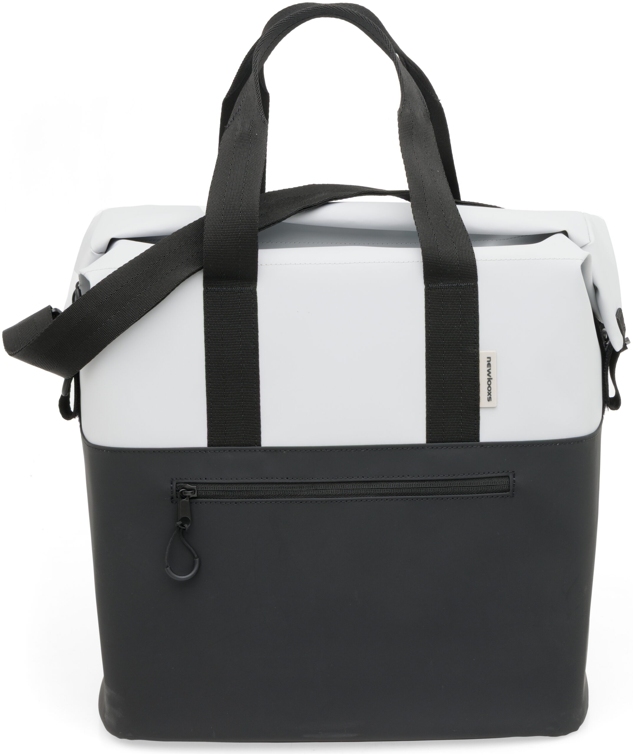 Fietsshopper New Looxs Nyborg 37 x 19 x 37 cm - Lichtgrijs/zwart - Afbeelding 3