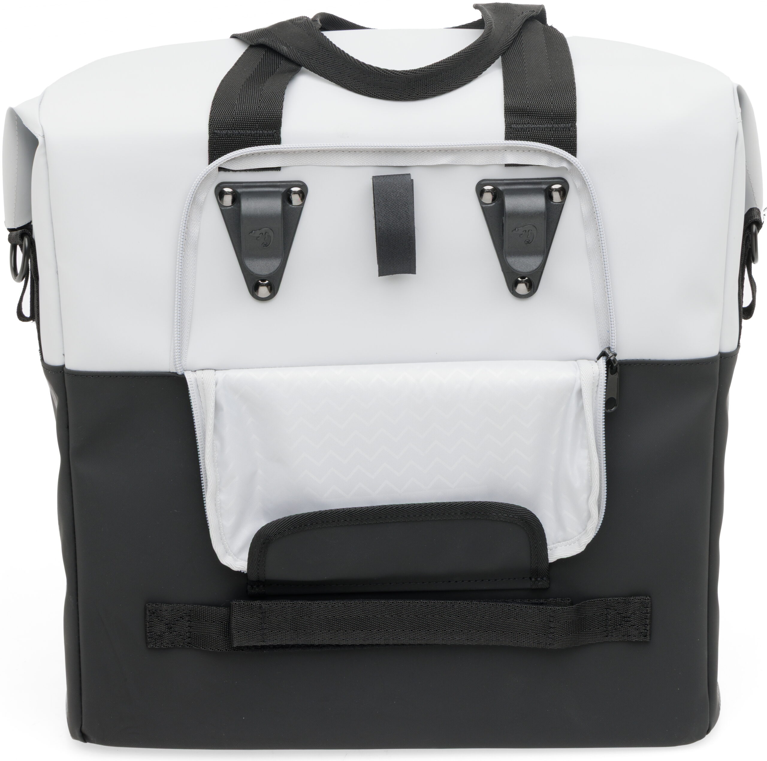 Fietsshopper New Looxs Nyborg 37 x 19 x 37 cm - Lichtgrijs/zwart - Afbeelding 5