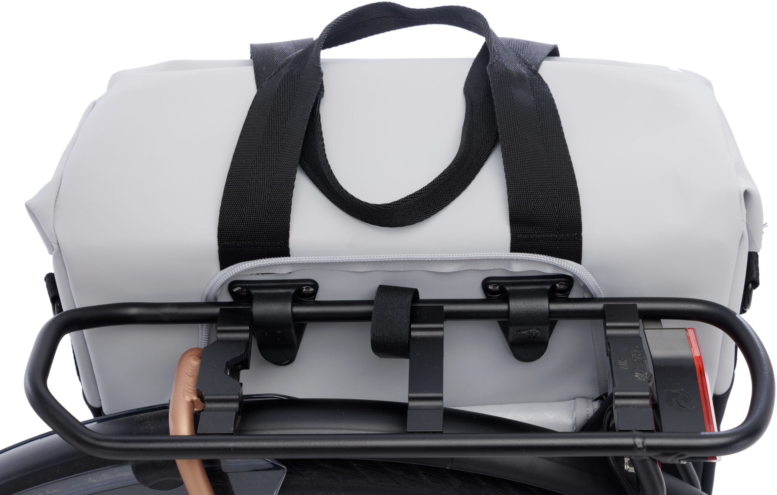 Fietsshopper New Looxs Nyborg 37 x 19 x 37 cm - Lichtgrijs/zwart - Afbeelding 7