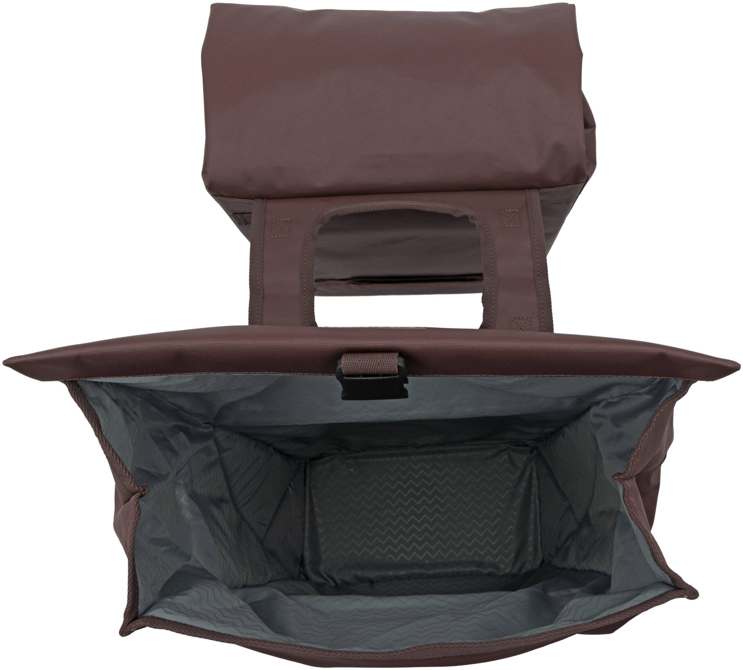 Dubbele fietstas New Looxs Leeds Double - 38 liter - 33 x 18 x 38 cm (2x) - Chocoladebruin - Afbeelding 8