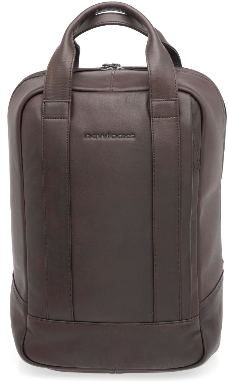 Leren rugzak New Looxs Nevada 20 liter 31 x 16 x 45 cm - Bruin - Afbeelding 3