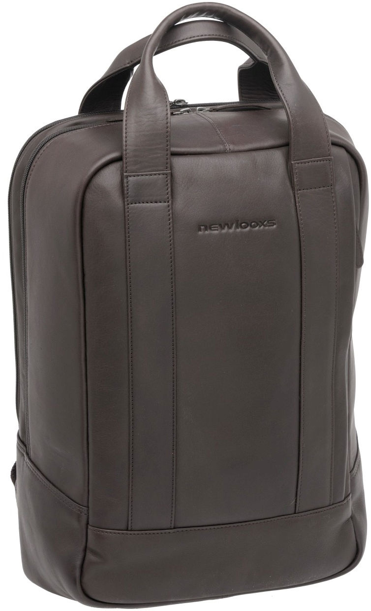 Leren rugzak New Looxs Nevada 20 liter 31 x 16 x 45 cm - Bruin