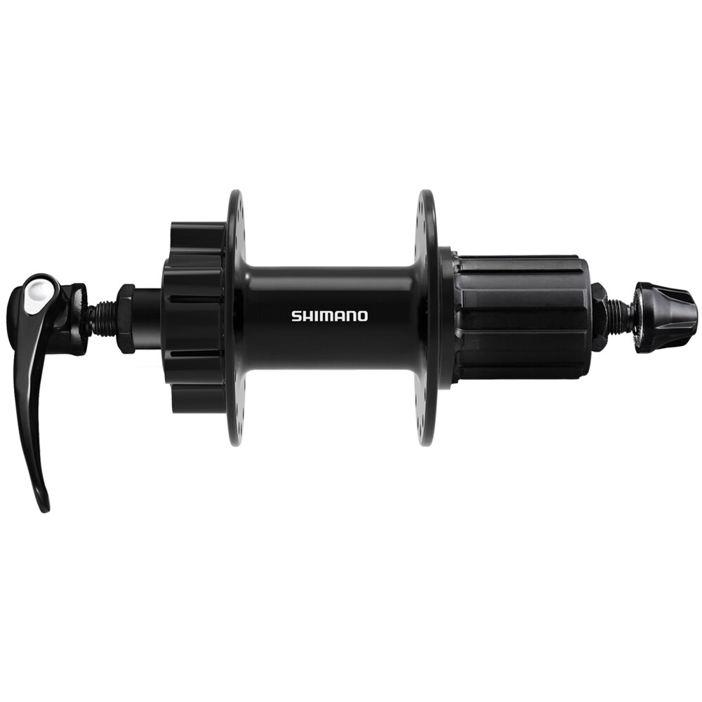 Achternaaf Shimano CUES FH-QB400-HM - 36-gaats - 6-bouts - 135 mm QR - zwart