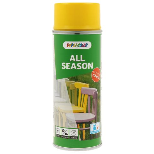 Spuitlak Dupli-Color RAL-1021 - All Season / 400 ml / Koolzaadgeel
