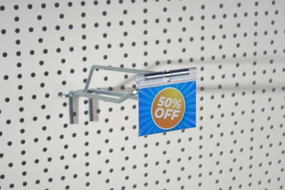 Prijskaarthouder voor displayhaken (100 st.) - 39 mm x 60 mm - Afbeelding 5