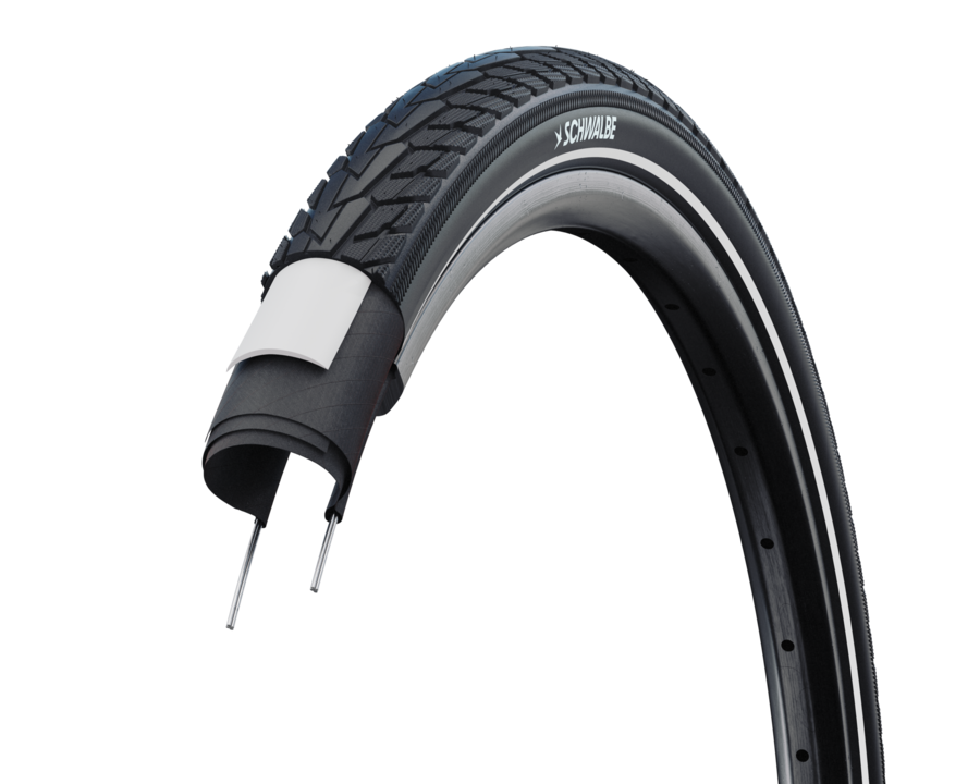 Buitenband Schwalbe Motion Road Cruiser Plus 28 x 1.75" / 47-622 - Zwart met reflectie