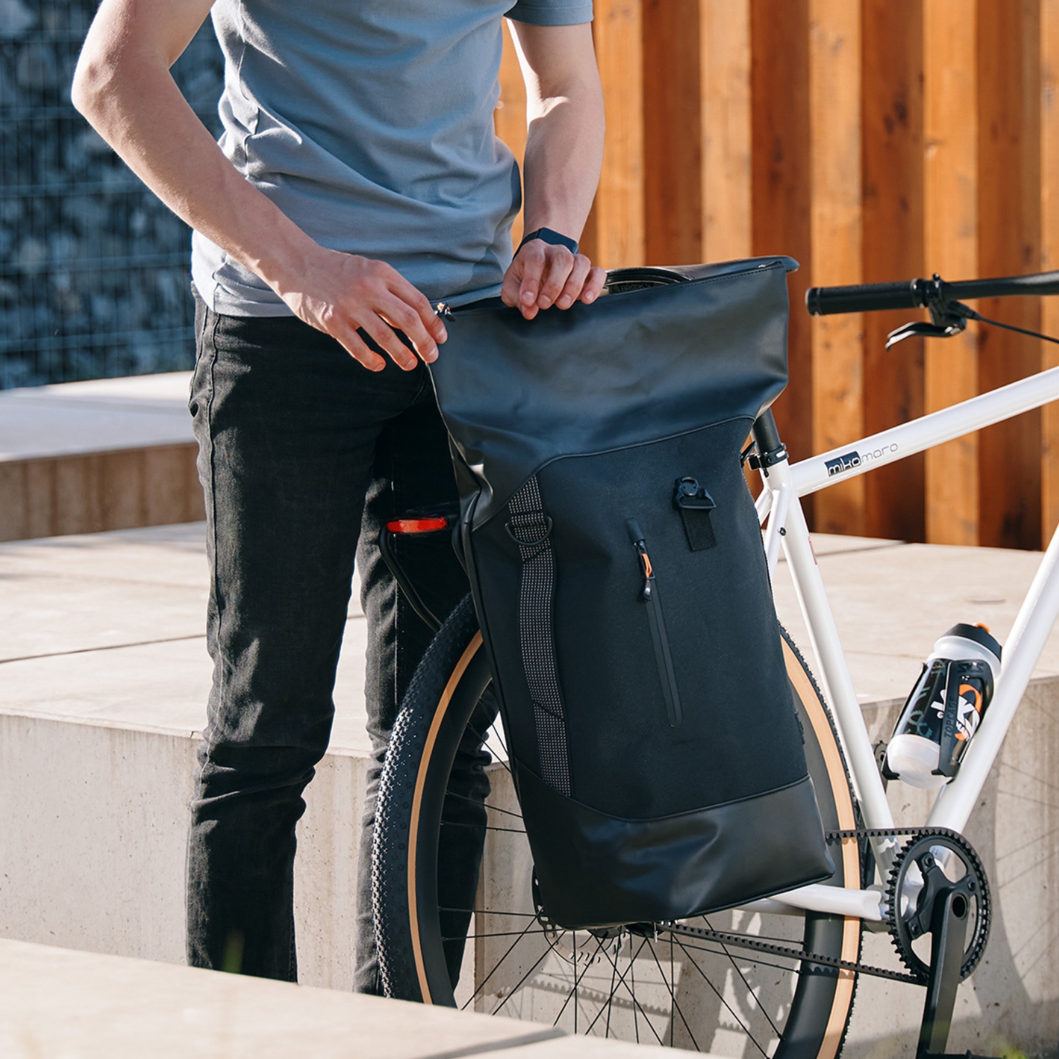 Fietstas SKS Infinity Urban Sidebag, 20L - zwart - Afbeelding 5