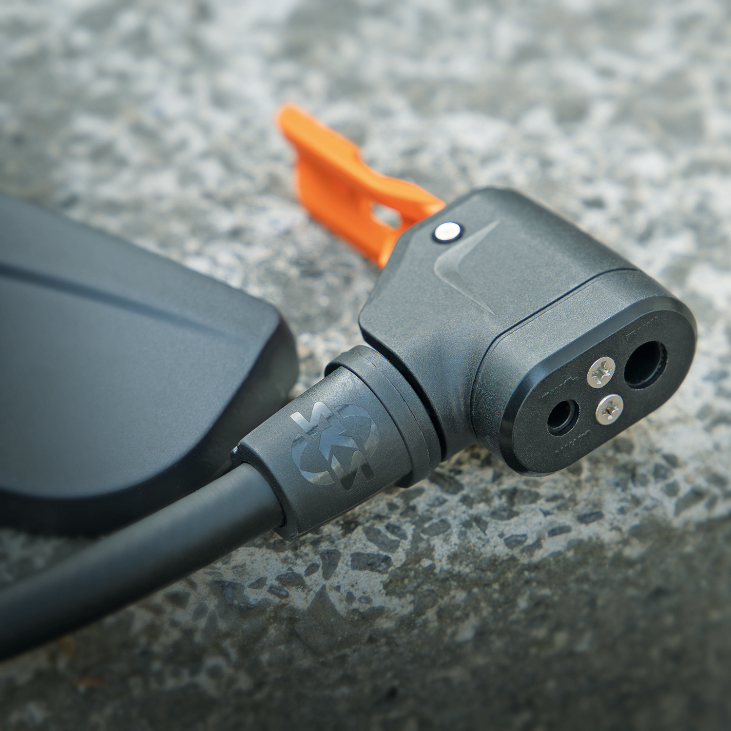 Vloerpomp SKS Airlite 10.0, 10 bar - zwart/oranje - Afbeelding 5