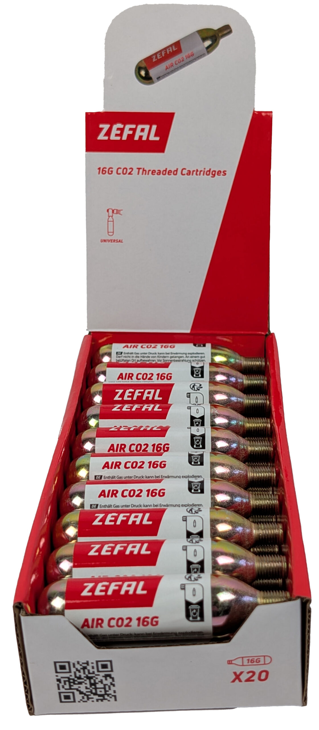 CO2-patroon Zéfal - doos à 20 stuks - Afbeelding 2