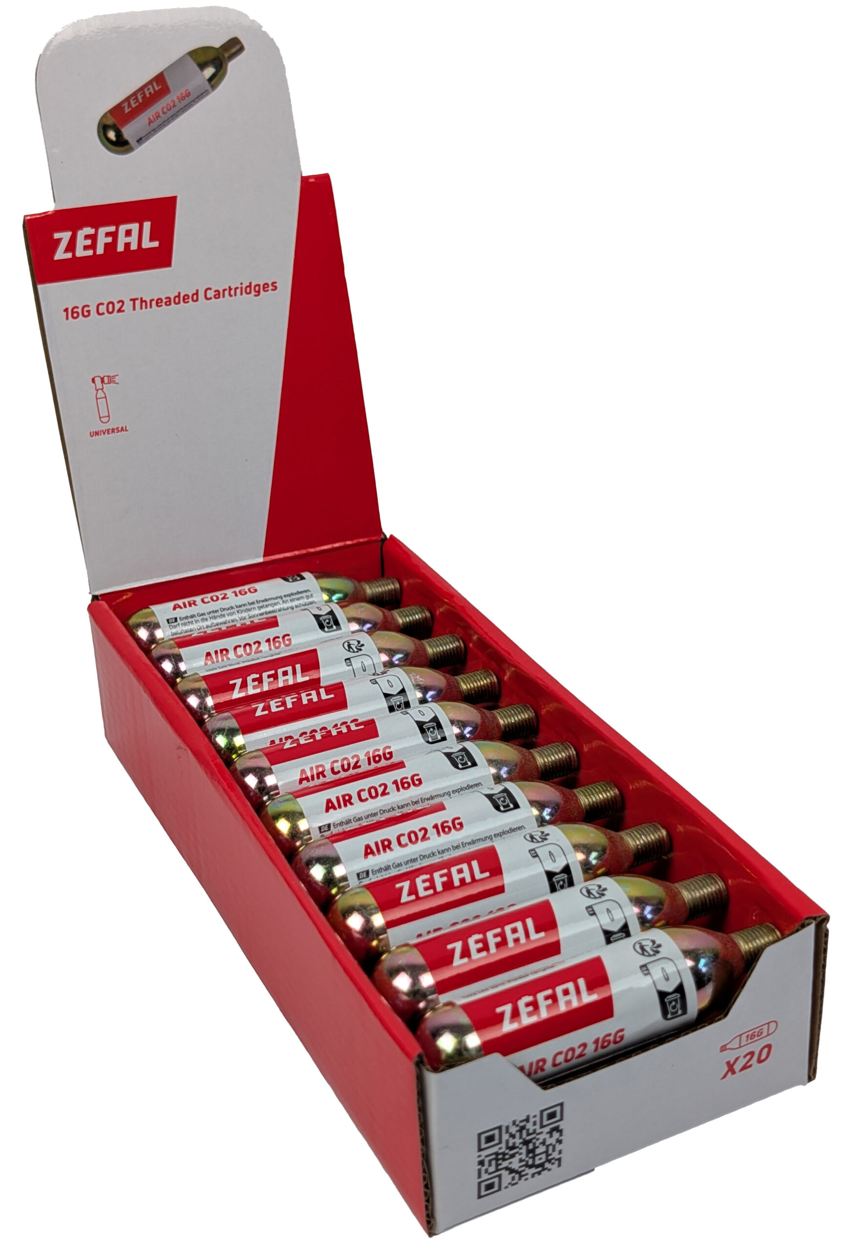CO2-patroon Zéfal - doos à 20 stuks