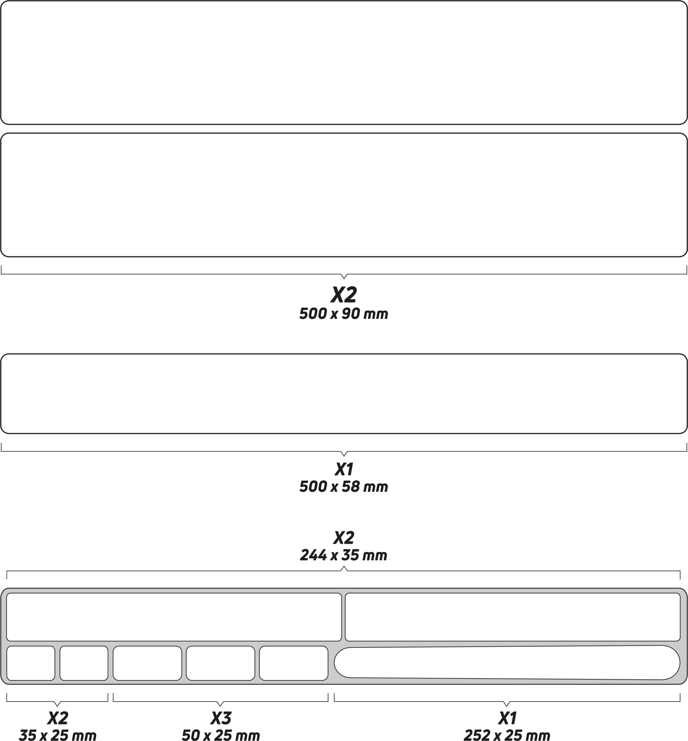Onzichtbare beschermingsset Zéfal Skin Armor XL - voor glanzende frames - Afbeelding 3
