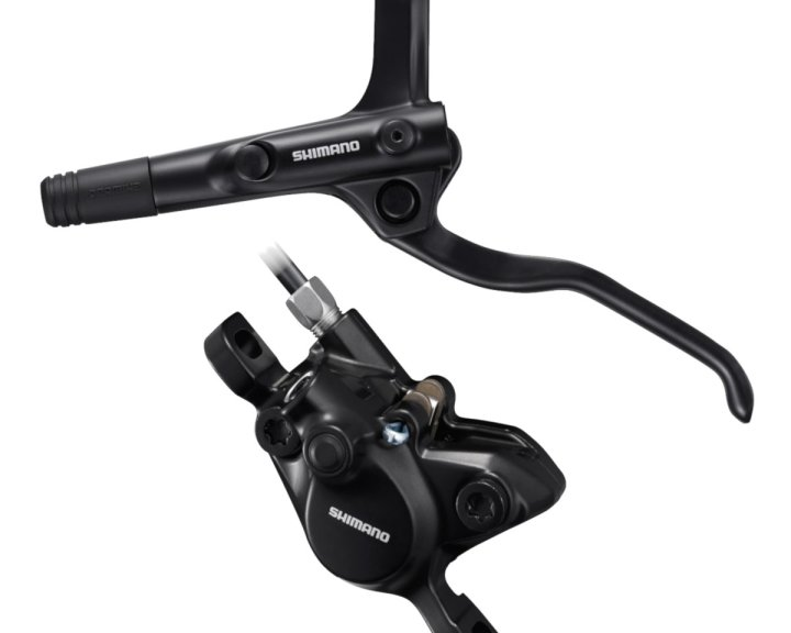 Hydraulische schijfremset Shimano MT200 voor - zonder remschijf - zwart