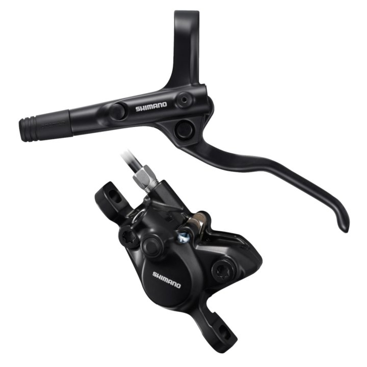 Hydraulische schijfremset Shimano MT200 voor - zonder remschijf - zwart