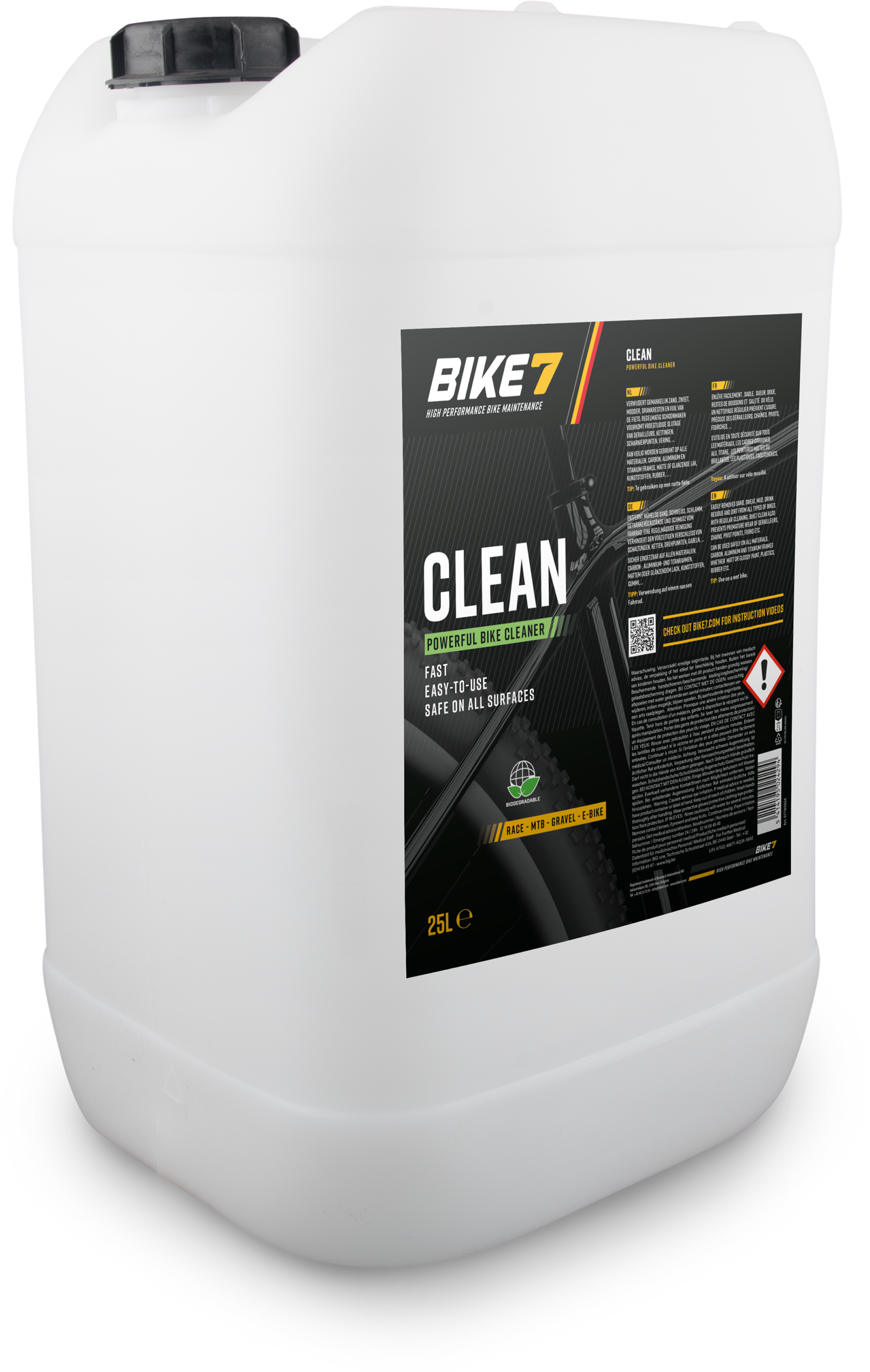 Fietsreiniger Bike7 Clean - 25 liter