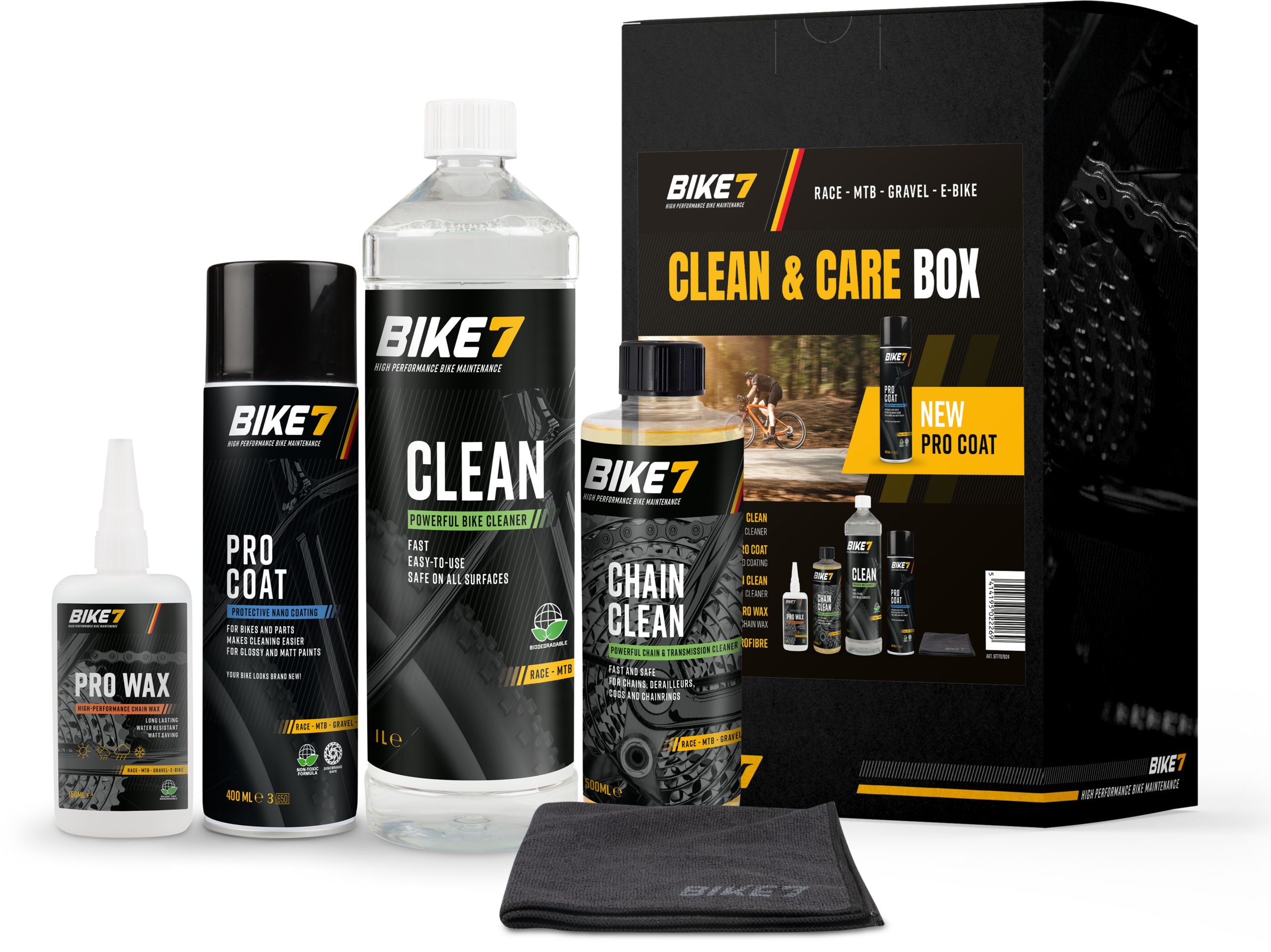 Fietsonderhoudsset Bike7 Clean & Care Box