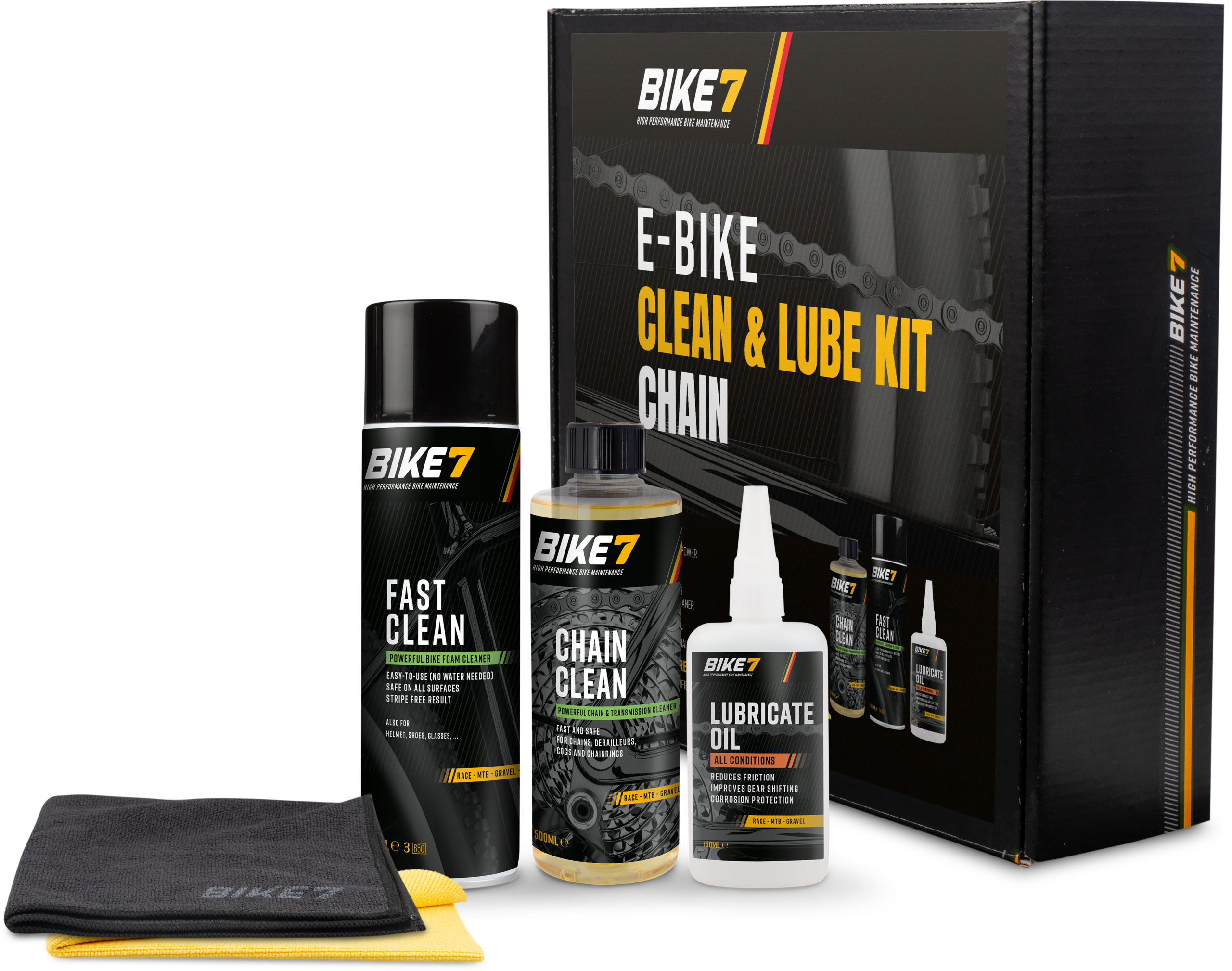 Onderhoudsset Bike7 E-Bike Clean & Lube