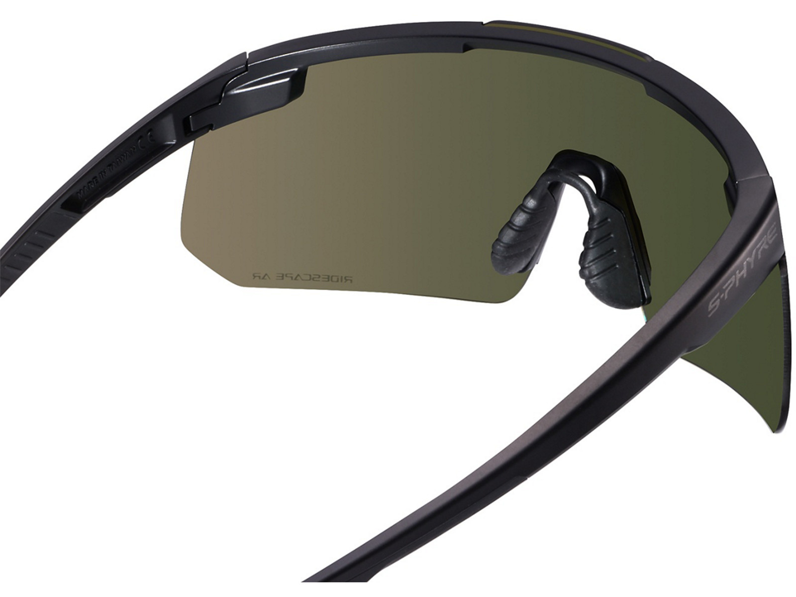 Fietsbril Shimano S-Phyre 2 Ridescape AR - UV-400, Matte Black - Afbeelding 3