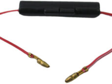Zekeringhouder waterdicht voor glaszekering incl. 10-amp glaszekering  (10*)