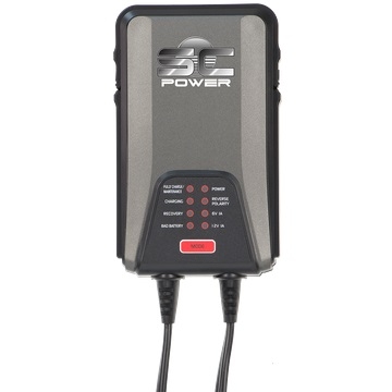 Smart Acculader Landport SC10 6/12 Volt - 5 - 20 Ah voor loodzuuraccu