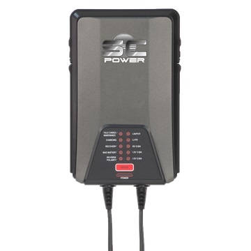 Smart acculader Landport SC38 6/12 Volt - 1 - 60 Ah voor loodzuuraccu