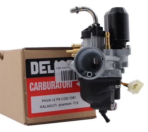 Carburateur Dellorto PHVA 12 PS Peugeot/Minarelli - Electrische Choke - Afbeelding 2