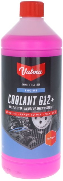 Valma W51 koelvloeistof G12 + Long Life -30°C (1 liter)