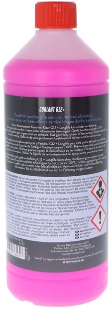Valma W51 koelvloeistof G12 + Long Life -30°C (1 liter) - Afbeelding 4
