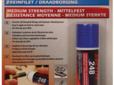 Draadborging Loctite 248 medium sterkte 9ml - blauw