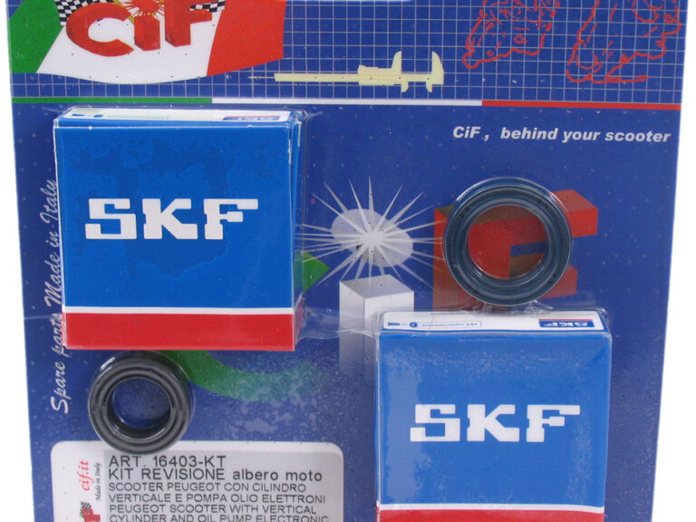 Krukaslager-Keerringset Peugeot Speedfight WRC/ Vivacity (tot bouwjaar 2008) 50cc - met elektrische oliepomp