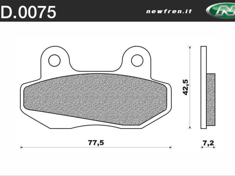 Remblokset Newfren FD0075 Honda MBX/NSR / Qwic E87 / Peugeot Speedfight-3