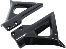 Voorspatbord beugelset Peugeot Vivacity tot bj.2008 zwart metallic