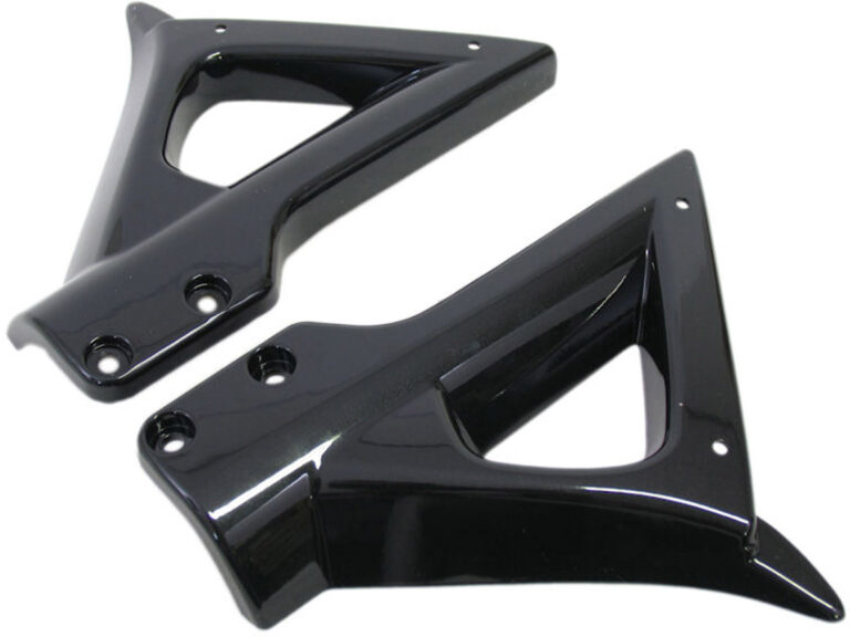 Voorspatbord beugelset Peugeot Vivacity tot bj.2008 zwart metallic